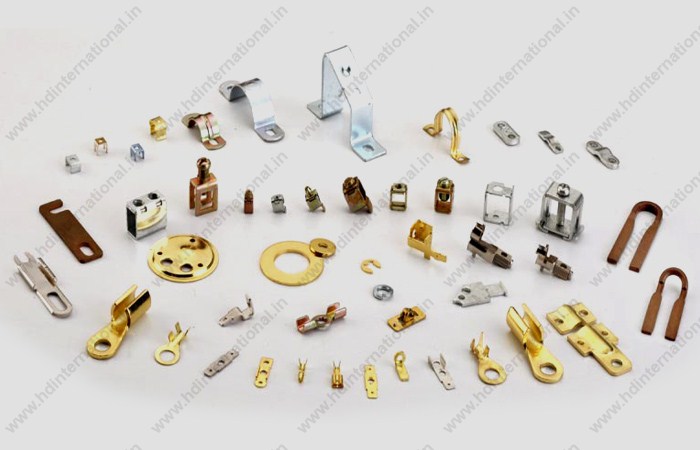 brass sheet cutting components